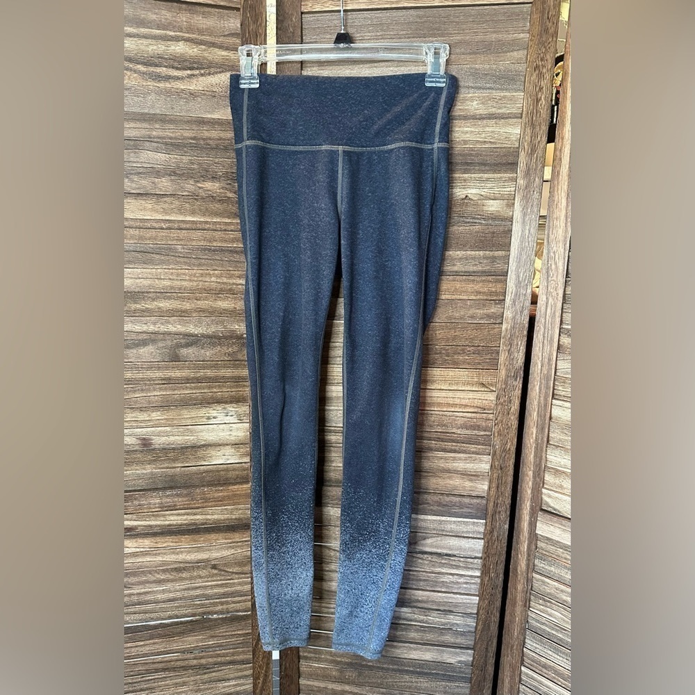 ATHLETA Chaturanga leggings grey speckle ombre